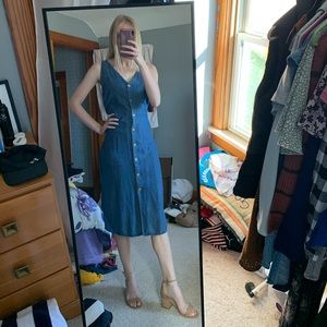 Size MD denim midi dress bought from boutique!
